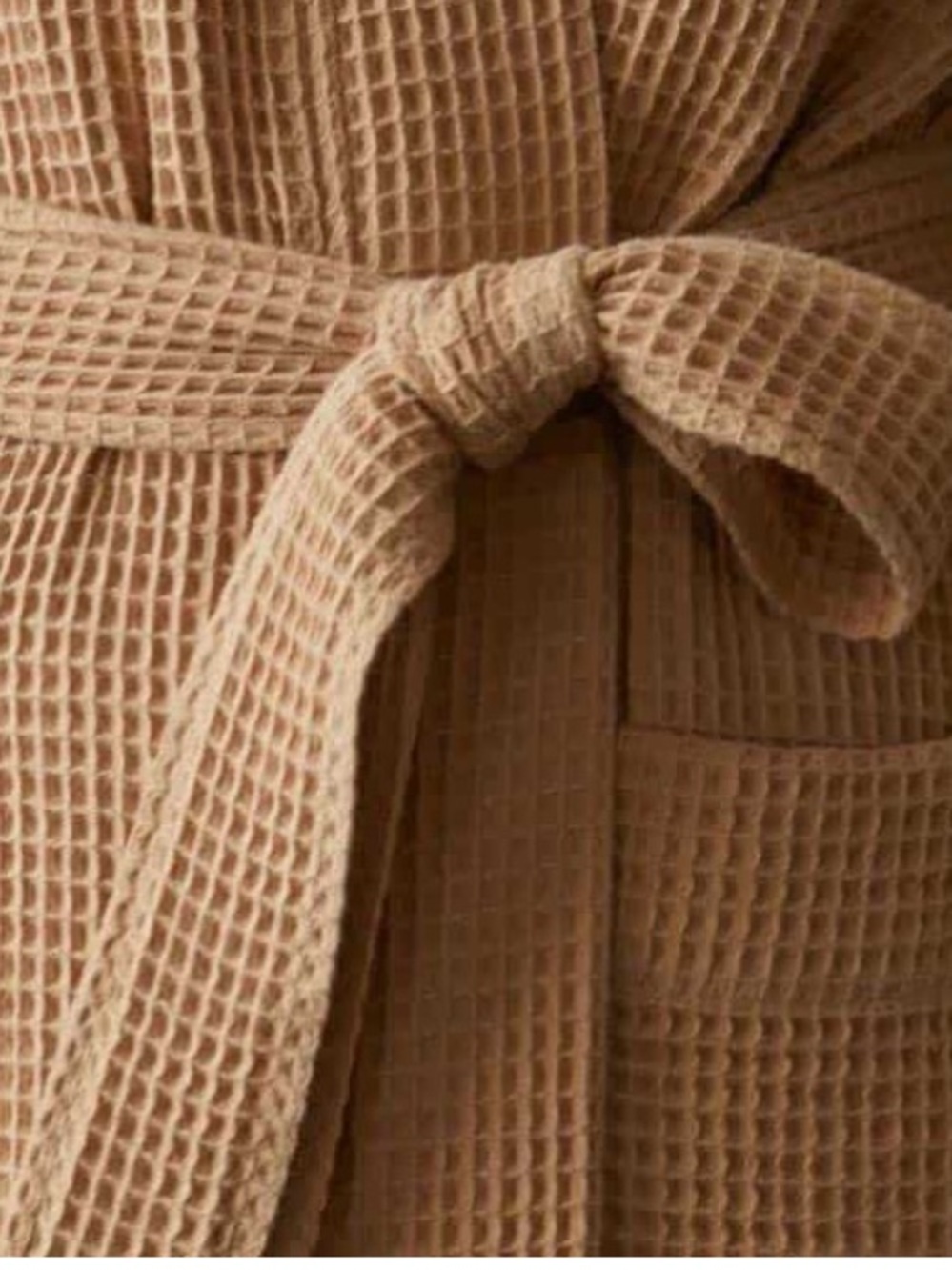 Coyuchi Waffle Robe Sedona M/L